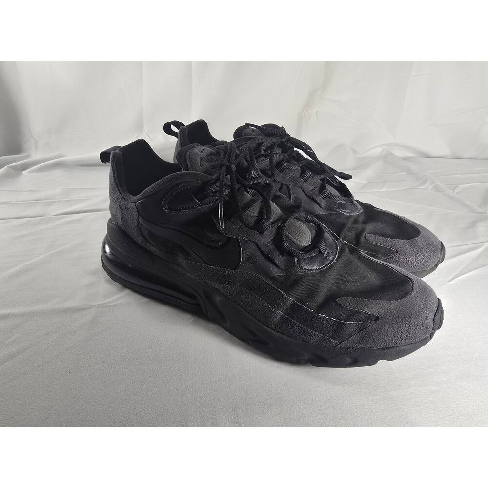 Nike Air Max 270 React Triple Black CI3866-003 Size 12 Men's Shoes